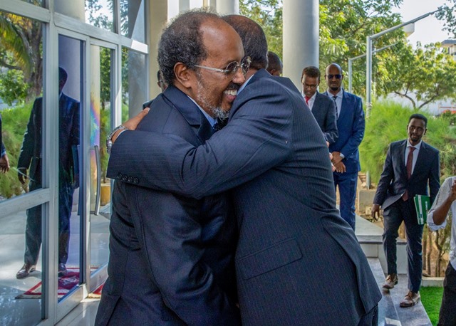 The President of the Federal Republic of Somalia held a fruitful meeting with the Chairperson of the African Union